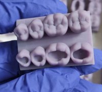 Tooth preparation models for restorative training